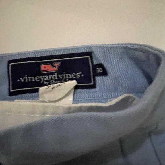 Men’s Light Blue Vineyard Vines Fish Embroidered Shorts Size 30 - Picture 5 of 10